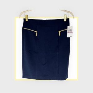 NWT MICHAEL Michael Kors Navy Skirt - 6